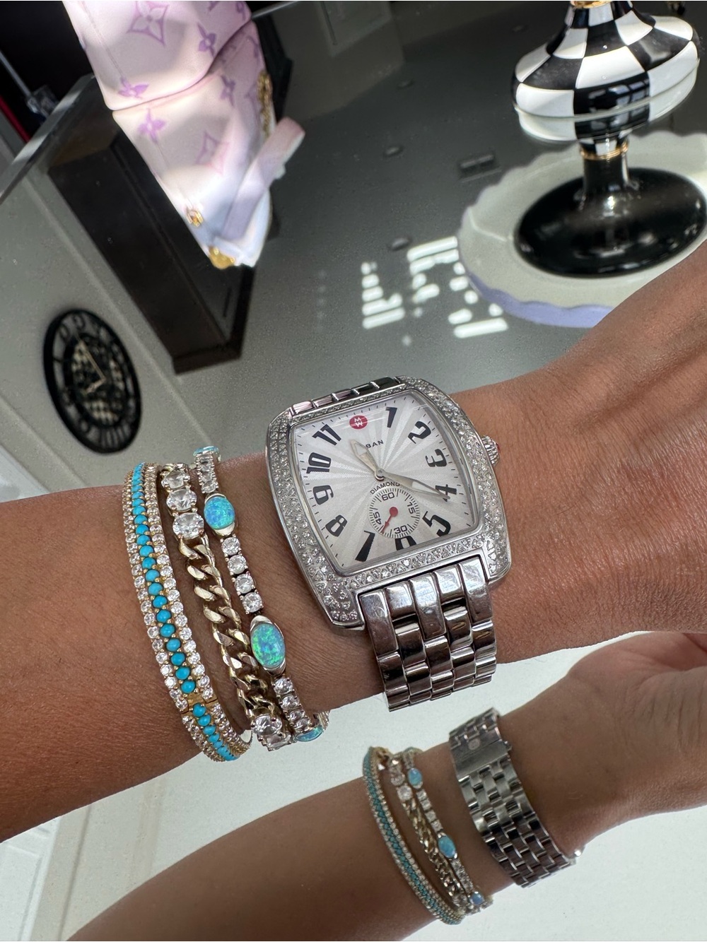 Michele watch Urban XL diamonds